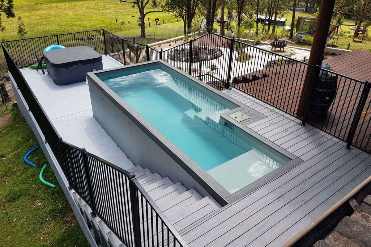 20ft shipping container pool