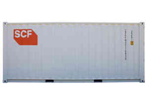 SCF 20ft shipping container front view 