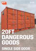 20ft Dangerous Goods Single Side Door