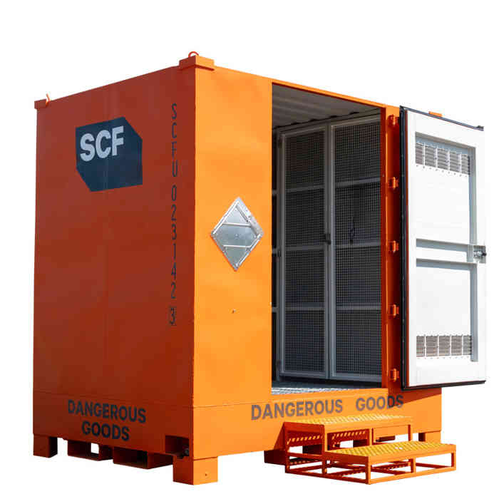SCF NZ Dangerous Goods Store Angle Open