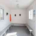 SCF 20ft Change Room | Inside with Bench and Hooks