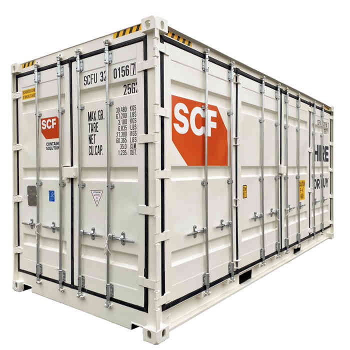 20ft Side Opening Shipping Container - SCF