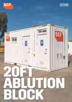 20ft Ablution Block