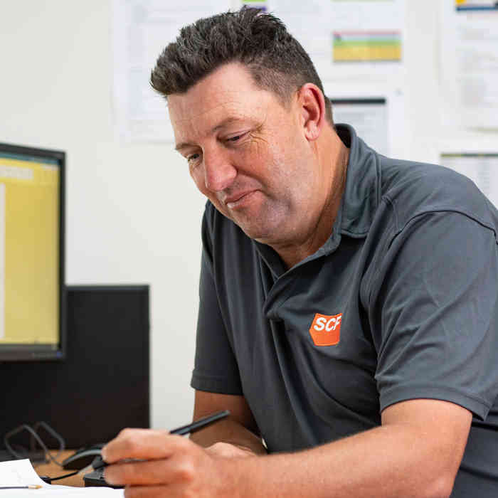 SCF customer service team booking in your container hire
