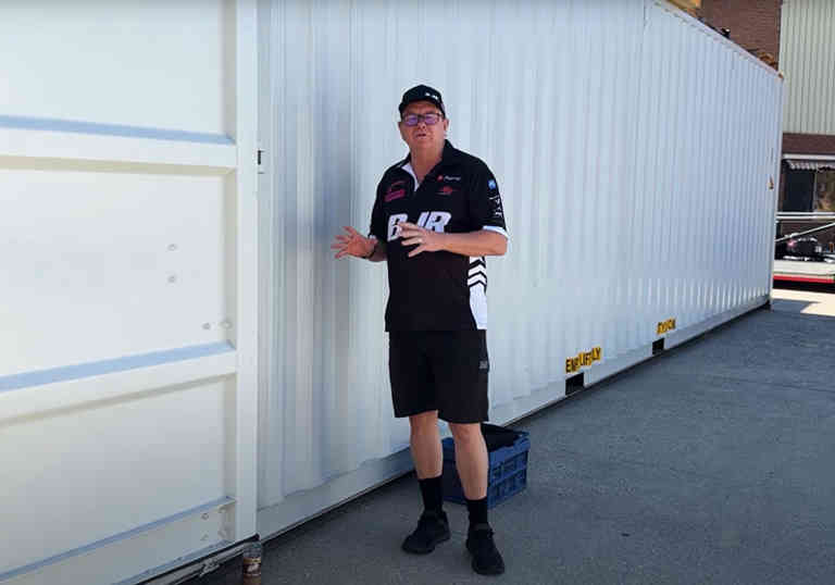 SCF Container Solutions - How do you get Repco Supercars to Taupo, New Zealand? In a Container of course