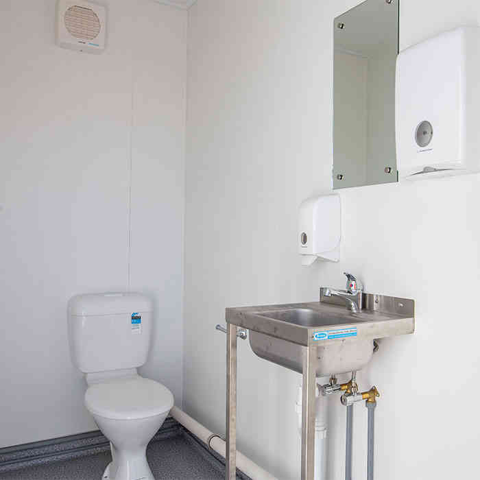 SCF 20ft Ablution Block | Cubicle with Basin